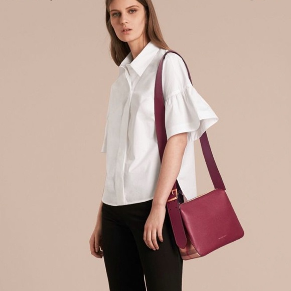 Burberry Bags New Burberry Helmsley Leather Cross Body Bag Poshmark